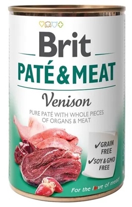 Picture of Brit Care Dog Can Paté & Meat Venison 400g